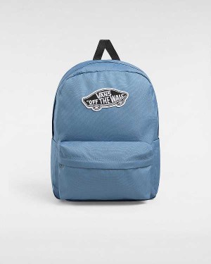 Blue Unisex Vans Old Skool Classic Backpacks NZ | VN7416805