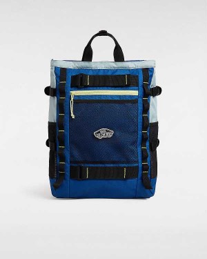 Blue Unisex Vans Sherwin Backpacks NZ | VN7046235