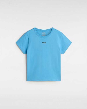 Blue Women Vans Basic mini T Shirts NZ | VN0849356