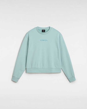 Blue Women Vans Essential Relaxed Fit Sweatshirt NZ | VN3127485