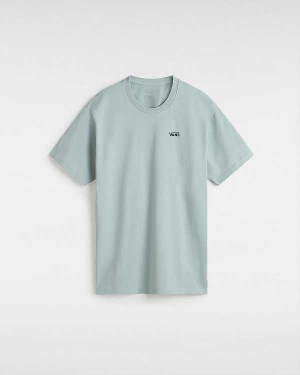 Blue Women Vans Left Chest Logo T Shirts NZ | VN7583604