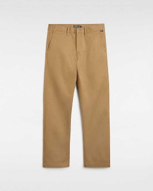 Brown Men Vans Authentic Chino Slim Pants NZ | VN4861392