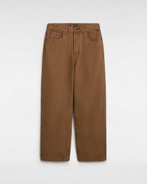 Brown Men Vans Check-5 Baggy Pants NZ | VN4708692