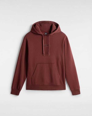 Brown Men Vans Essential Relaxed Hoodie NZ | VN0458793