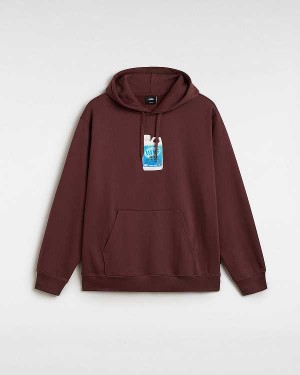 Brown Men Vans Extra Strength Loose Hoodie NZ | VN2089573