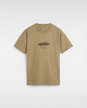 Brown Men Vans Ignitions T Shirts NZ | VN8126435