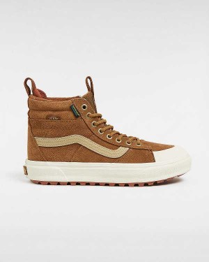 Brown Men Vans MTE Sk8-Hi Waterproof Shoes NZ | VN0237815