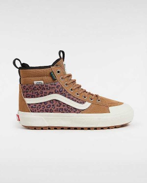 Brown Men Vans MTE Sk8-Hi Waterproof Shoes NZ | VN0743915