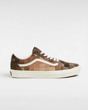 Brown Men Vans Old Skool Sneakers NZ | VN4578396