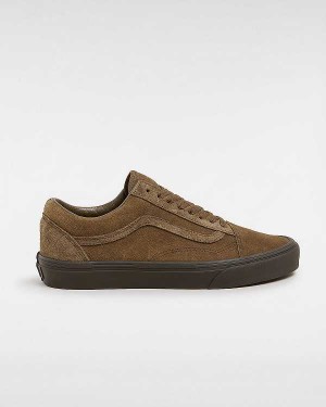 Brown Men Vans Old Skool Sneakers NZ | VN7352094