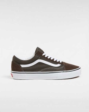 Brown Men Vans Old Skool Sneakers NZ | VN8530947