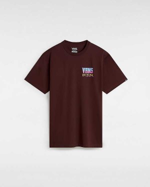 Brown Men Vans Palm Cheers Classic T Shirts NZ | VN1956304