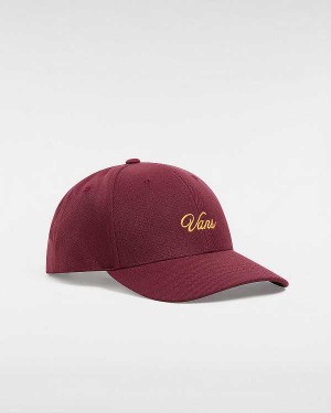 Brown Unisex Vans Fresh Script Structured Jockey Hats NZ | VN6250318