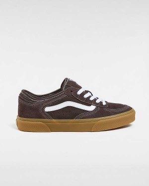 Brown Women Vans Rowley Classic Sneakers NZ | VN4328790