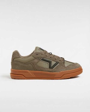 Brown Women Vans Upland Suede Sneakers NZ | VN5913827