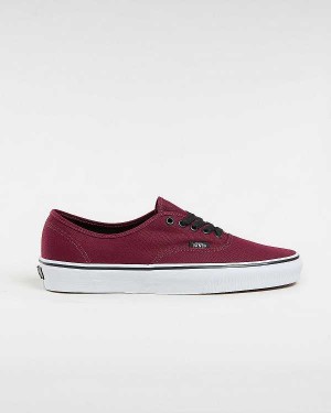 Burgundy Men Vans Authentic Sneakers NZ | VN3210469