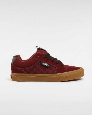 Burgundy Men Vans Chukka Push Sneakers NZ | VN2360589