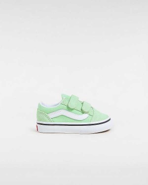 Green Kids' Vans Old Skool (1-4 Years) Sneakers NZ | VN4520983