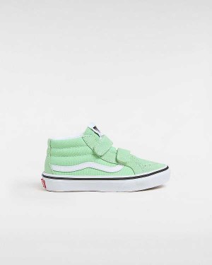 Green Kids' Vans SK8-Mid Reissue (4-8 years) Sneakers NZ | VN5734692