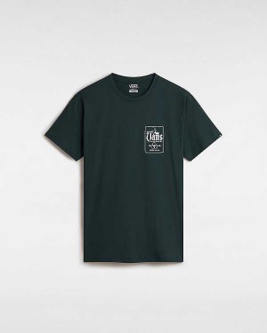 Green Men Vans Bucket List T Shirts NZ | VN0235976