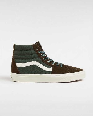 Green Men Vans Colour Theory Sk8-Hi Skate Shoes NZ | VN1340869