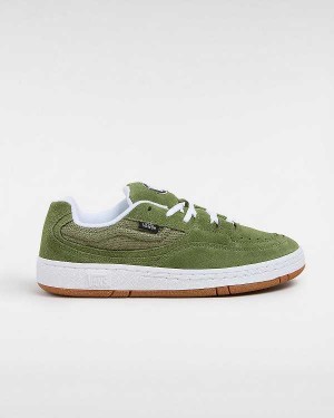 Green Men Vans Speed LS Skate Shoes NZ | VN4850319