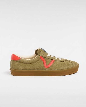 Green Men Vans Sport Low Sneakers NZ | VN2468593