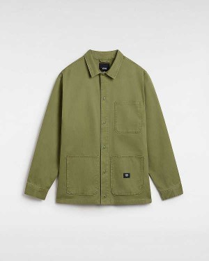 Green Men Vans Westfield Shacket Shirts NZ | VN8312560