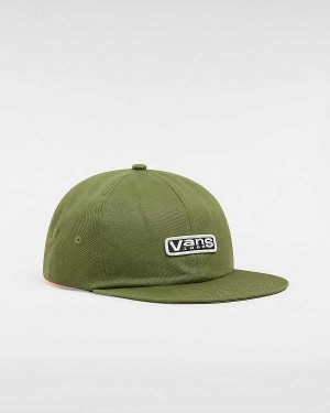 Green Unisex Vans Cushman Jockey Hats NZ | VN4178930