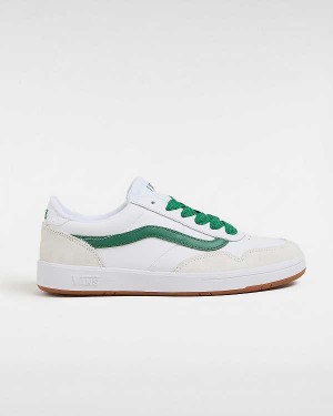 Green / White Men Vans Cruze Too ComfyCush Sneakers NZ | VN3056297