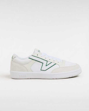 Green / White Men Vans Lowland ComfyCush Tennis Shoes NZ | VN9704125