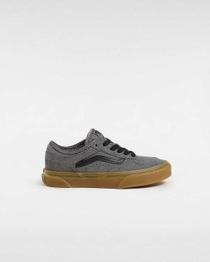 Grey Kids' Vans Rowley Classic (4-8 years) Sneakers NZ | VN8745210