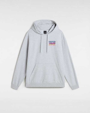 Grey Men Vans Palm Cheers Classic Hoodie NZ | VN7498316