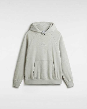 Grey Men Vans Premium Logo Hoodie NZ | VN9763028