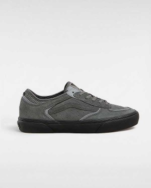 Grey Men Vans Rowley Suede Skate Shoes NZ | VN8745329