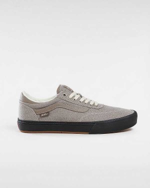 Grey Women Vans Gilbert Crockett Herringbone Skate Shoes NZ | VN0368715