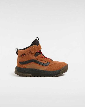 Orange Kids' Vans MTE Mini Crest (4-8 Years) Hiking Boots NZ | VN9123546