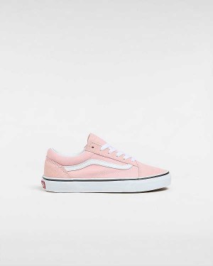 Pink Kids' Vans Old Skool (8-14 Years) Sneakers NZ | VN6385291