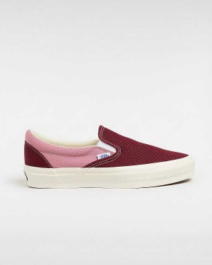 Pink Men Vans Premium 98 Slip On Shoes NZ | VN0354918