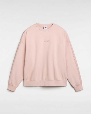 Pink Men Vans Premium Crew Sweatshirt NZ | VN8160927