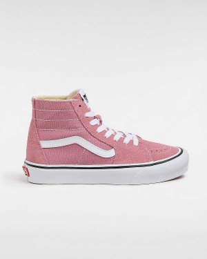 Pink Women Vans Sk8-Hi Tapered Sneakers NZ | VN6821973