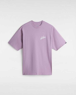 Purple Men Vans Dettori Loose Fit T Shirts NZ | VN9247835