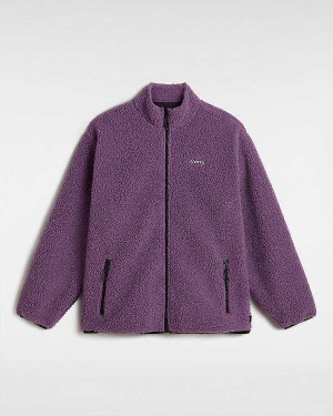 Purple Men Vans Jazzy Full Zip Jacket NZ | VN3798524