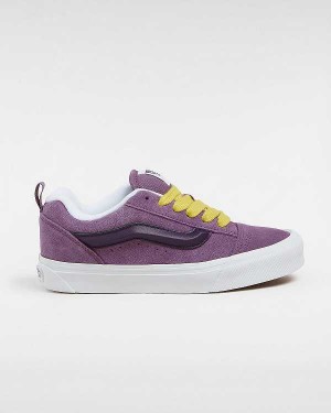 Purple Men Vans Knu Skool Sneakers NZ | VN0274863