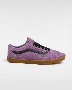 Purple Men Vans Old Skool Lowpro Hairy Suede Sneakers NZ | VN5689712