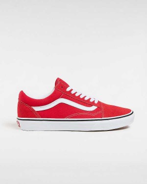 Red Men Vans Old Skool Skate Shoes NZ | VN5617420