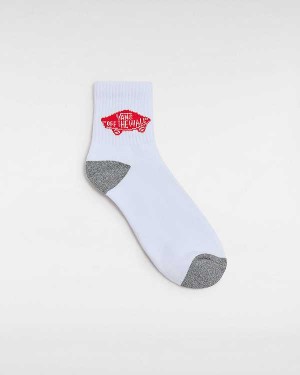 Red Unisex Vans Art Half Crew (1 Pair) Socks NZ | VN9283471