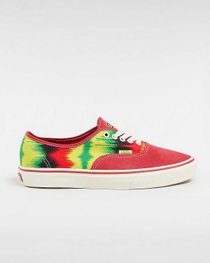 Red Women Vans Authentic Sneakers NZ | VN7836051