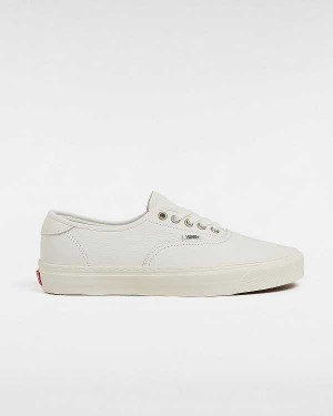 White Men Vans Authentic Lux Leather Shoes NZ | VN0378649