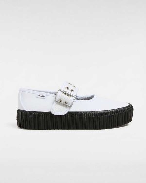 White Men Vans Creeper Mary Janes NZ | VN4698327